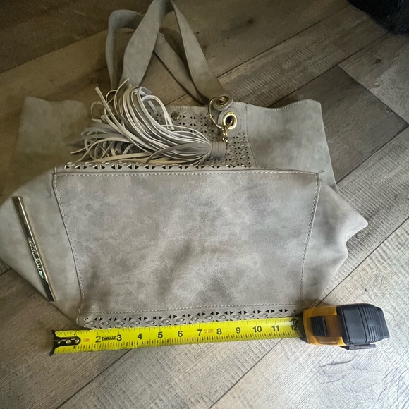 Steve Madden Gary Suede Large Tote - Picture 9 of 11